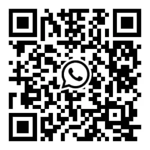 QR-Code mit Link zur WhatsApp-Gruppe fürs Ponyreiten an der Gohliser Windmühle