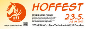 Ankündigungsbanner für Hoffest 23. Mai 2026
